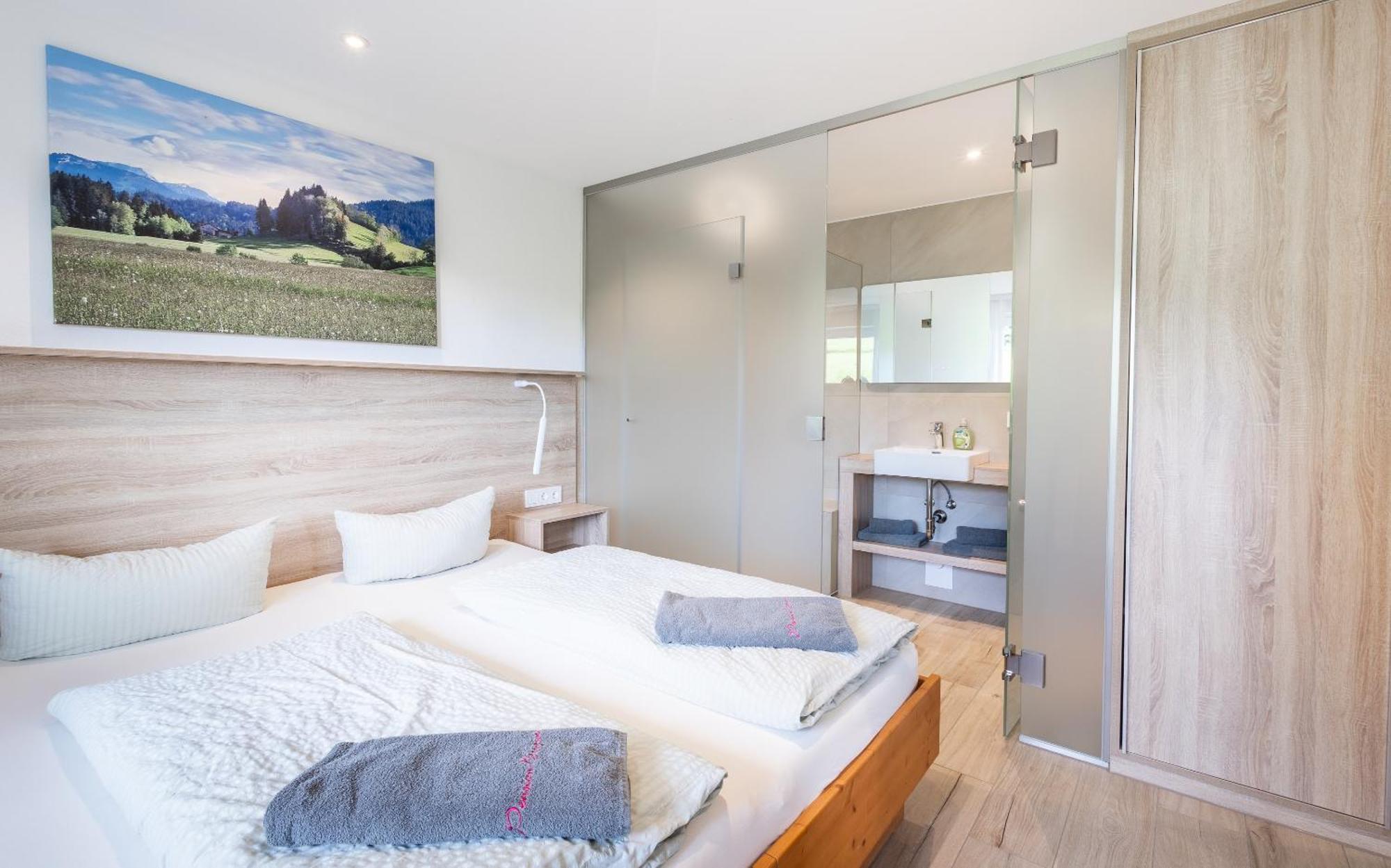 Ferienwohnungen Appartements Bergwald 샤이데크 객실 사진